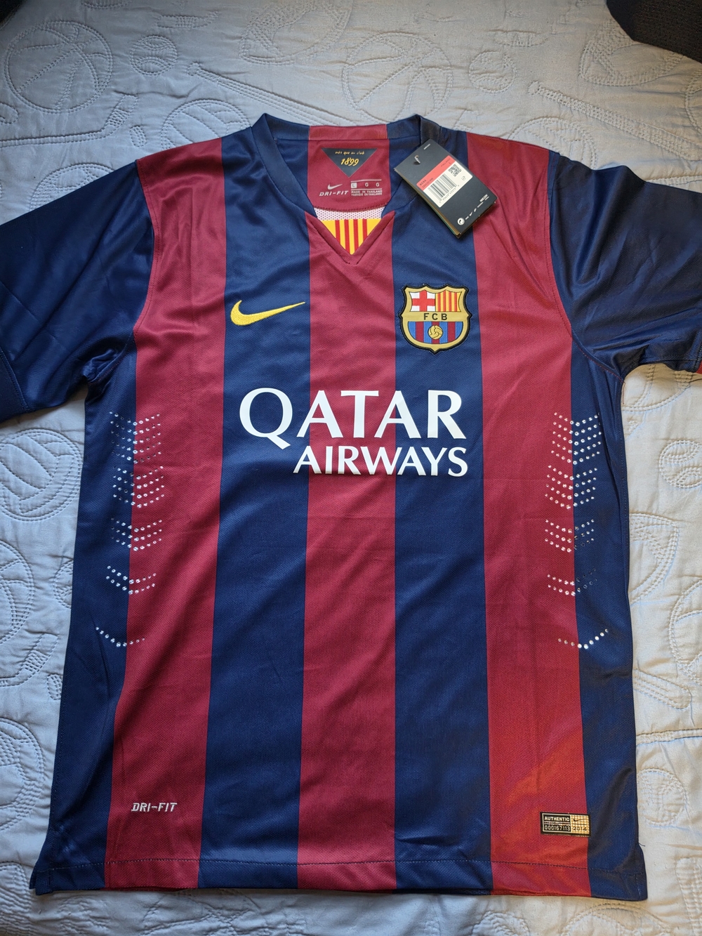 Nike Men’s FC Barcelona Home Jersey - Blue & Red